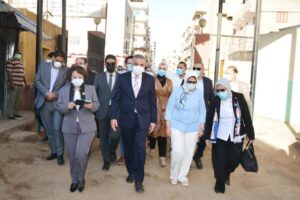 وزيرة الصحة والسكان ومحافظ سوهاج يتفقدان مستشفى حميات سوهاج