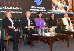 " السفيرة نبيلة مكرم" القيادة السياسية تولي اهتماما كبيرا بالمرأة المصرية بالخارج .