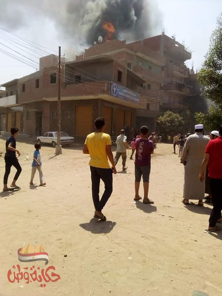 المنوفية : العناية الإلهية تنقذ كفر زلابية بأشمون من حريق هائل
