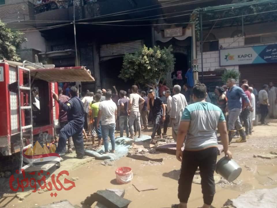 المنوفية : العناية الإلهية تنقذ كفر زلابية بأشمون من حريق هائل