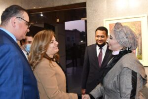 افتتاح معرض الفنانة حسناء رمضان