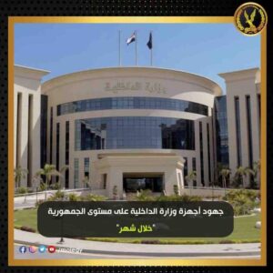 أجهزة وزارة الداخلية على مستوى الجمهورية توجيه الحملات الأمنية كلٌ فى مجال تخصصه