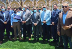 وزير الشباب والرياضة والزراعة ومحافظ الغربية يفتتحون ملعبين بمركز شباب بنا أبوصير بسمنود