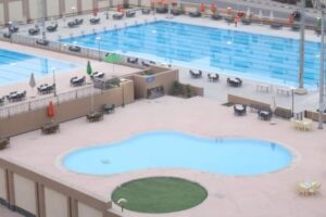 وزارة الشباب والرياضة تجهز حمامات السباحة في المدينة الشبابية بالأسمرات.