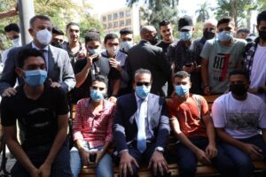 وزير التعليم العالي يتفقد جامعة عين شمس في اليوم الأول للعام الدراسي الجديد.