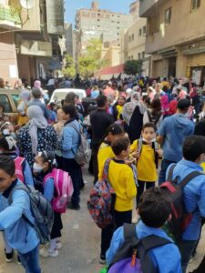 أزمة مدرسة عمر مكرم بالإسكندرية.