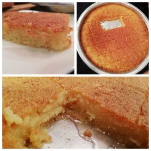 بسبوسة بالسيرب البارد .