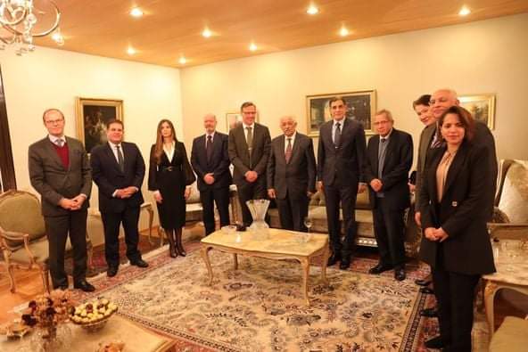 استقبال السفير المصري