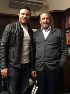 شريف بديع: عمرو محمود ياسين غيور على كتاباته وفخور بالتعاون معه في حكاية "أوضة وصالة".