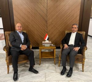مجلس القضاء الأعلى يستقبل الرئيس العراقي برهم صالح
