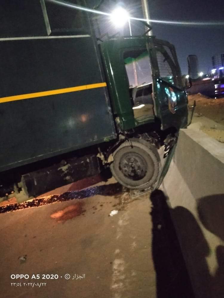 حادث طريق بقرية سرياقوس محافظة القليوبية واهالى القرية يستغيثون بمحافظ القليوبية لعمل مطبات صناعية لحمايتهم من الحوادث وتعرضهم للخطر