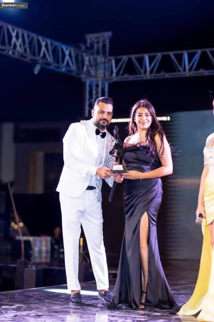 مهرجان ملكة جمال بنت النيل يكرم اشكي يوسف علي دورها في وسط البلد