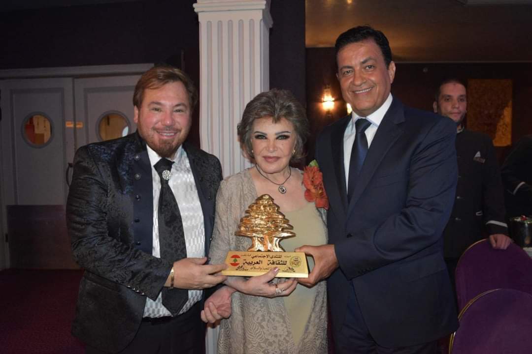 تكريم النجمة المصرية صفية العمري في بيروت بحضور الدكتور هراتش