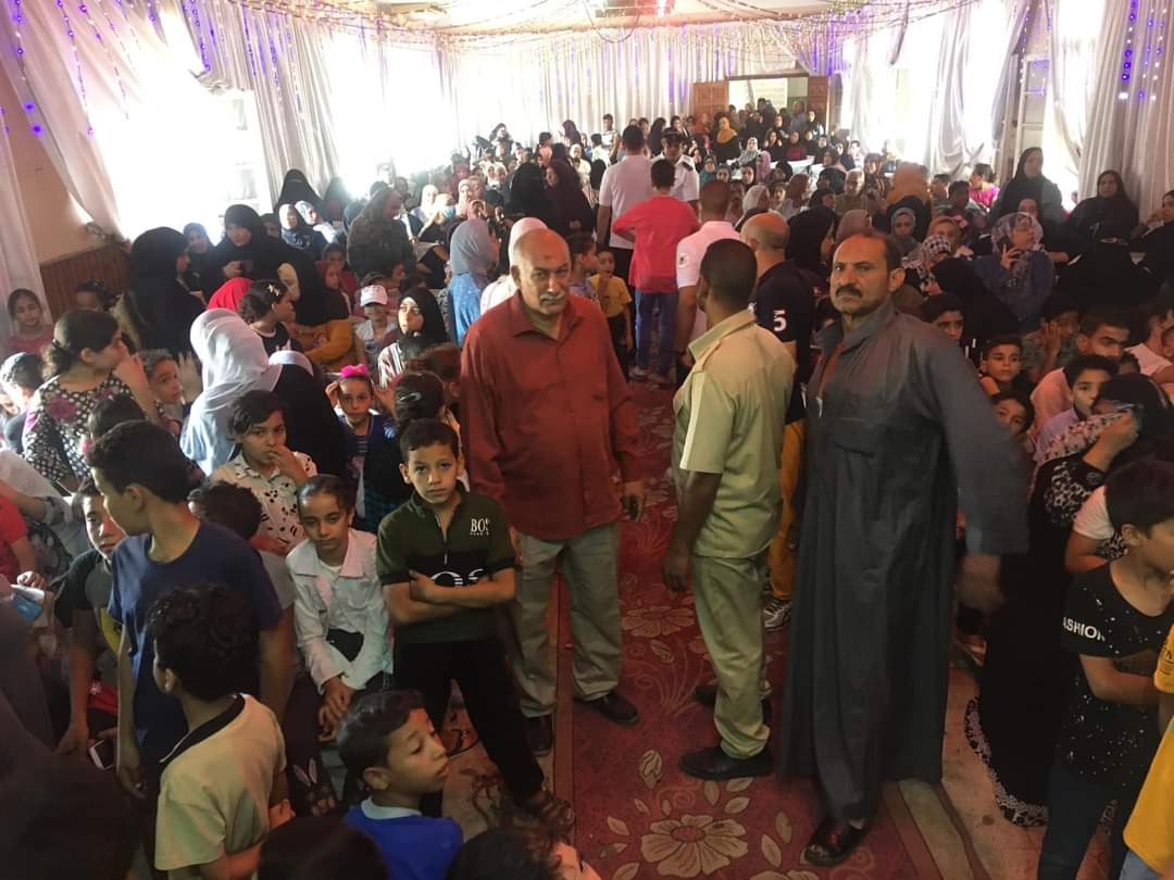 امن دمياط توزيع ٥٠٠ شنطة مدرسية بالمجان ضمن مبادرة كلنا واحد في فارسكور