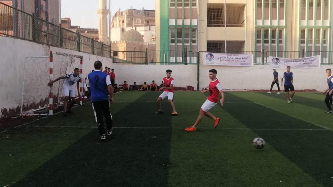 بالصور إنطلاق دوري كرة القدم بمركز المحلة الكبرى في نسختة الرابعة