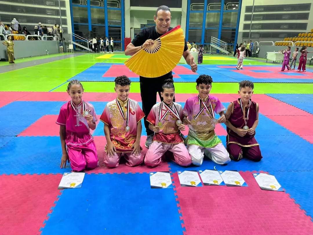 ابطال اتحاد الشرطة الرياضي يحققون اكثر من ١٠٠ ميدالية في بطولة الدوري الافريقي للووشو كونغ فو النسخة الأولى